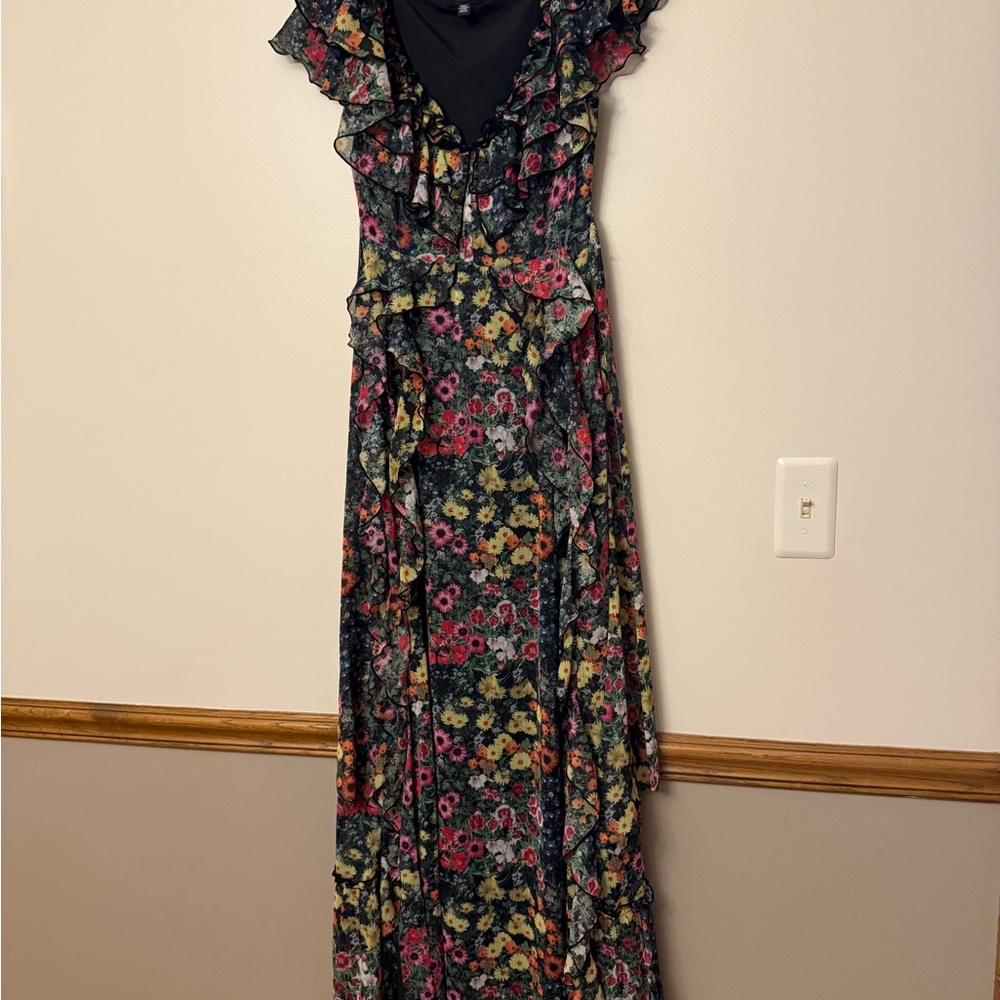 Ted Baker Adiee Floral Ruffle Dress - Picture 8 of 11
